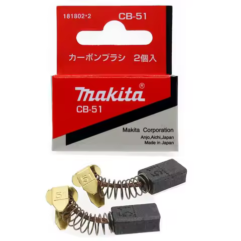 1 Pair Original Makita Carbon Brushes For Electric Motors CB51 4300BV,6013BR,6300BR,N3701,N1900B 5*8