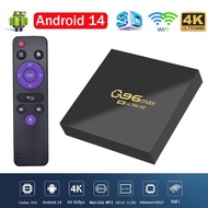 Q96 Max Tv Box Android 14 Allwinner H313 Wifi Quad Core 64 Bit 4k 3d Uhd Smart Tv Media Player H. 26