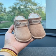 Baby 1 Year Old Thickened Fleece Foot Cover 6-8-12 Months Old Non-Dropping Shoes 9