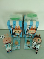 Pop Mart Labubu Argentina Soccer Series 阿根廷足球隊 Sergio Aguero Headed Goals, Paulo Dybala Skills