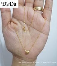 ️COD ️PAWNABLE 18k Saudi Gold Cat Eye Necklace women's jewelry for your girlfriend's birthday