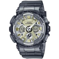 【柒號本舖】CASIO 卡西歐G-SHOCK 果凍電子錶-灰 / GMA-S120GS-8A (台灣公司貨)