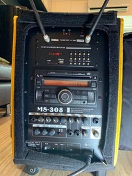 Ten Sonic MS-308 手拉式教學擴音機