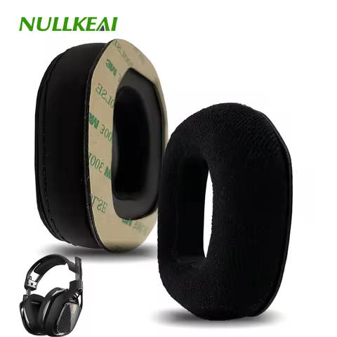 Nullkeai Replacement Ear Cushion for Logitech Astro A40 A50 Gen 3,4 Headphone Earpads Sleeve Pad Ear