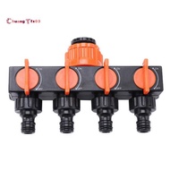 Garden Hose Pipe Splitter Diverter Tap Four Switches