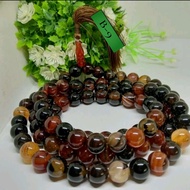 Tasbih Batu Sulaiman Madu 12Mm 99Butir Kualitas Top