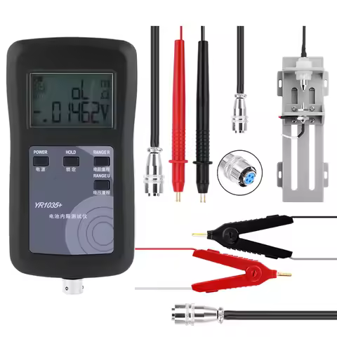 YR1035+/YR1030+ Lithium Battery Internal Resistance Test Instrument True 4-Wire 100V Electric Vehicl