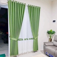 GORDEN  PINTU TENGAH RUMAH BLACKOUT IMPORT MOTIF SERAT ABSTRAK QUALITY PREMIUM PROMO MURAH