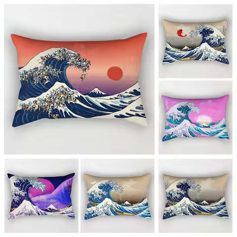 Home autumn decoration Oil painting style pillow cushion cover decorations throw pillow cover 30*50