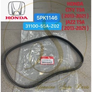 (100% ORIGINAL) HONDA CITY T9A GM6 JAZZ T5A GK FAN BELT MADE IN JAPAN 31110-55A-Z02 5PK1146 BANDO RI