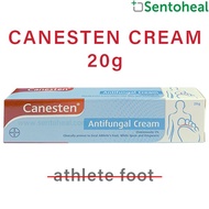 Canesten 1% Cream 20g - Antifungal Cream athlete's foot/ White Spots/ Ringworm/ Fungal Infections/ F