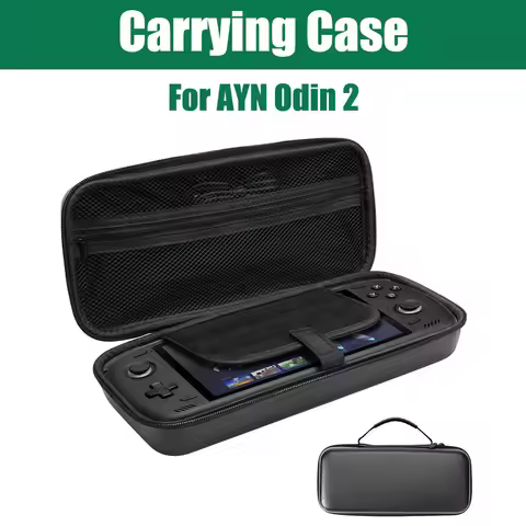 For AYN Odin 2 Carrying Case Handheld Handbag Hard Shell Portable Storage Bag Travel Carrying Pouch 