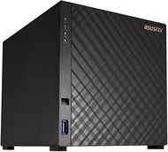 ASUSTOR AS1204T NAS Kit, 4 Bay Drivestor 4 Gen 2 AS1204T Quad Core CPU, 2.5 GbE Port, DDR4, 1 GB Mem