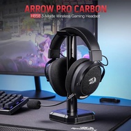 Redragon H858 Arrow Wired+2.4G+BT Gaming headset 7.1 หูฟังไร้สาย 3 โหมดเสียงดี ตัดเสียงรบกวน