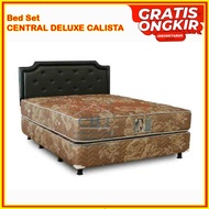 [Bed Set] Central Grand Deluxe 120x200 Kasur Spring Bed Set Calista