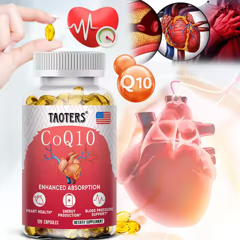 CoQ10 400 mg + Resveratrol Supplement - High Absorption, Antioxidant Support, Heart Health & Blood P