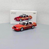 596 1: 64 Ford Crown Victoria-New York City Fire Station Alloy Car Model Gift