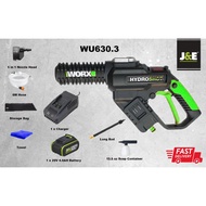 J&E "WU630" NEW MODEL WORX PROFESSIONAL WU630 20V Water Jet Cordless Brushless Motor High Pressure C