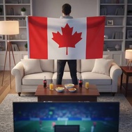 90X150cm 3x5fts Canadian Flag Hanging Flag Canada National Flag Banner For Decoration Flag of Canada