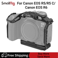 Smallrig R5 / R5 C / R6 lồng cho Canon R5 / R5 C / R6 máy ảnh không gương hợp kim nhôm lồng W/sắp xế
