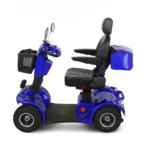 Factory Hot Selling Anlochi Elderly Handicapped Mobility Scooter 4 Wheel 600W Electric Adults Scoote