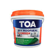 TOA ROOFSEAL 201 กันซึมหลังคา สีขาว/เทา/เขียว 4 กก. อะคริลิกกันซึมคุณภาพสูง ป้องกันน้ำรั่วซึม งานซ่อ