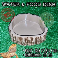 Water dish waterdish feeding dish food worm calcium dish bowl waterdish Water container food drinkin