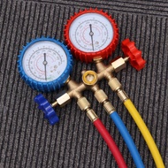 เกจวัดน้ำยาแอร์ สำหรับวัดน้ำยา R22 R32 R410 R134a สายยาว 1.5เมตร พร้อมหัวเติม 134a เกจน้ำยา เกจเติมน