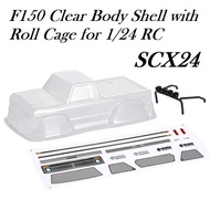 F150 Clear Body Shell with Roll Cage for 1/24 axial SCX24 RC car