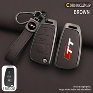 For Au TT TTRS 8j 8n 8s mk1 mk2 mk3 S line Zinc Alloy Car Key Case Holder Shell Remote Control Prote