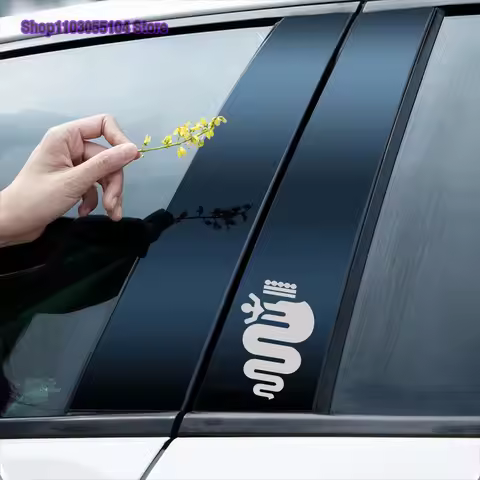 2PCS Car Body Sticker Vinyl Decal For Alfa Romeo Alfa Romeo Giulietta Mito Stelvio Giulia 159 147 15