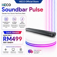 Heco Soundbar Pulse 2.2 Channel Soundbar | 280W Peak Power | Bluetooth 5.4 | HDMI ARC | Optical | US