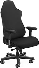 Tatuo Gaming Chair Covers with Armrest Cover Stretchy Polyester Computer Gaming Chair Slipcovers Gaming Racing Seat Chair Protector for Armchair, Swivel Chair, Gaming Chair (Black)