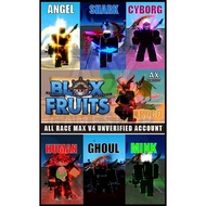V4 MAX GEAR BLOX FRUIT ACCOUNT(UNVERIFIED ACC)