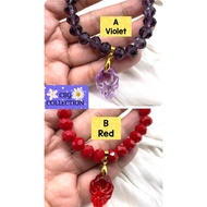 Nine Tailed Fox Crystal Lucky Charm Bracelet