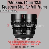 NIKON 7artisans Spectrum Cinema Lenses for Full-Frame 14mm T2.9 Lens for Sony E, Nokia Z, Canon RF And Leica L
