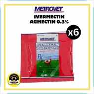 METROVET-GRANULATEDCG%POWDER(g_(Set+r@x@s@q@F@g of 6 sachets) Anti- parasitic,  Deworming anti gali