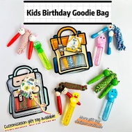 [SG Seller] Kids birthday goodie bag gift set customization gift tag return gift skipping rope children's day set