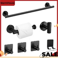 Set Bath Towel Bar Set Stainless Steel Bathroom Hanging Towel Rack Set Bathroom Towel Bar Set