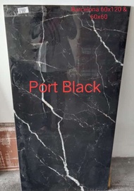Granit Hitam Motif Marmer / Marble 60x60 / 60x120