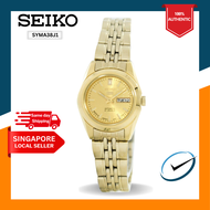 [CreationWatches] Seiko 5 Automatic 21 Jewels Made In Japan Womens Gold Tone Stainless Steel Strap Watch SYMA38J1