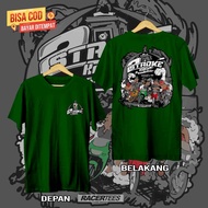 Kaos TWO STROKE KOTA PENDEKAR x Racertees LOKALO