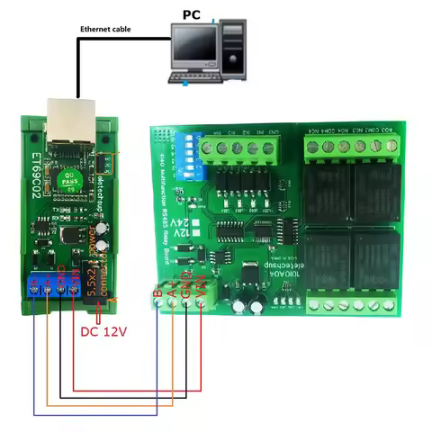 RS485 Modbus RTU TCP to Ethernet Network UDP TCP Client Server MQTT Converter Serial port server for