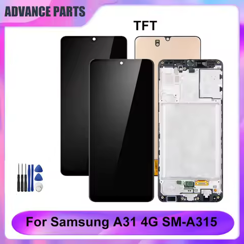 TFT Display For Samsung Galaxy A31 LCD Display Touch Screen Digitizer Assembly With Frame LCD for Sa