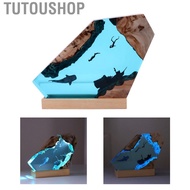 tutoushop KIMISS Night Light Deco LED Lamp with Underwater Scenery  Ideal Dormitory Bedside Ornament