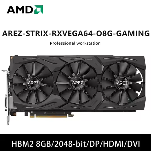 ASUS AREZ STRIX RXVEGA64 O8G GAMING & ROG STRIX RX570 04G GAMING & ROG STRIX RX5700 O8G GAMING & RX5