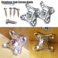 Zinc Alloy Corner Brackets with Screws/ High Quality Stainless Steel Shelf Studs Pegs/ Metal Pin Cupboard Seperator/ Furniture Cabinet Support Holder