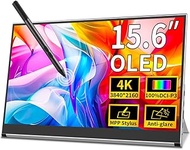 15.6 Inch OLED 4K Portable Touch Screen DCI-P3 100% Anti-Glare 1MS MPP Compatible Laptop Stylus Eye 