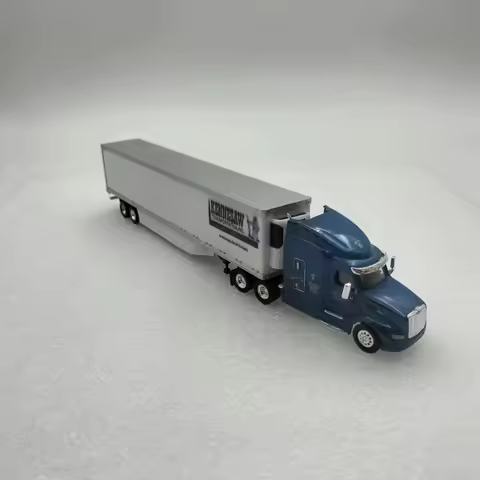 Slightly Defective 1:87 Scale Peterbilt 579 SC With 53VAN Trailer Model Fan Collection Home Decorati