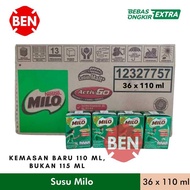 Susu Milo 115Ml 115 Ml 1 Dus 36 Kotak Pcs - Coklat Kecil Grosir Murah